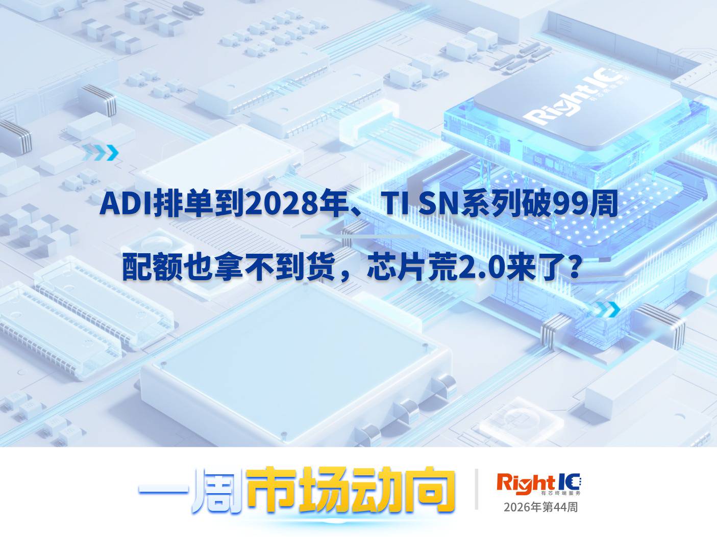 一周元器件市场动态（2644周）